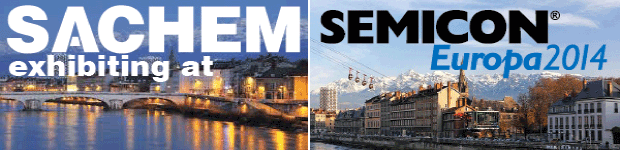 SACHEM Exhibiting at SEMICON Europa October 7-9th, Grenoble France